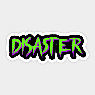 Disaster Sticker